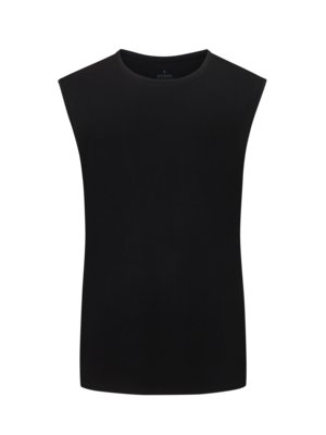Tank top with round neck 