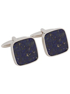 Manžetové knoflíčky s kamenem lapis lazuli