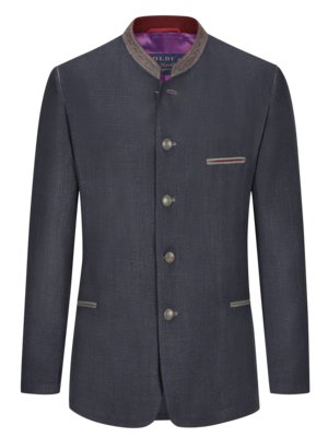 Jacket in a high-quality virgin wool blend  