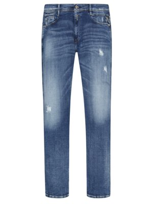 Five-pocket jeans in a used look