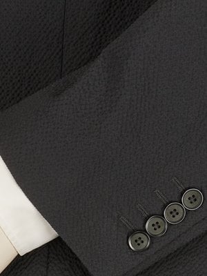 Unlined blazer in seersucker fabric