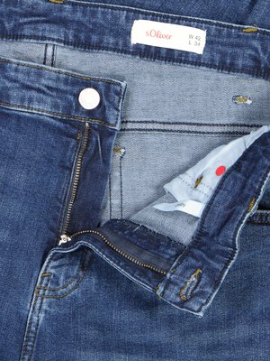 Washed look 5-pocket jeans