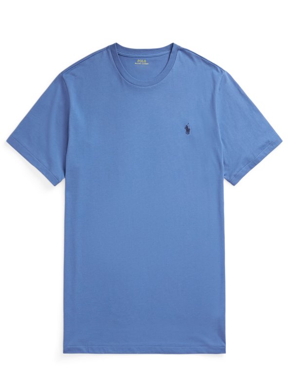 Levně Polo Ralph Lauren, Tričko z žerzejového materiálu s výšivkou loga Modrá