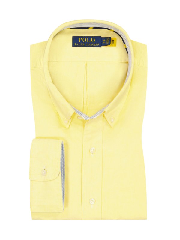 Levně Polo Ralph Lauren, Košile s propínacím límečkem (button-down) Žlutý