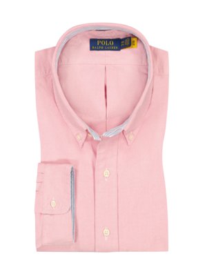 Shirt with button-down collar 