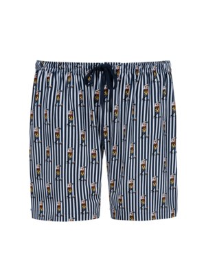 Pyjama shorts with stripes & Lucky Luke motifs 