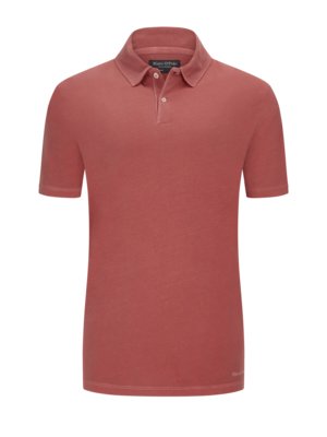 Polo shirt in jersey fabric made of organic cotton