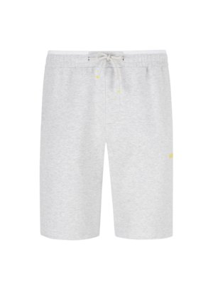 Sweat shorts with contrasting side stripe 