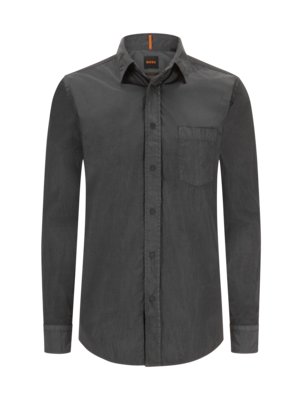 Overshirt with breast pocket, Relaxed Fit