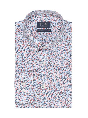 Shirt with all-over print and breast pocket, Comfort Fit