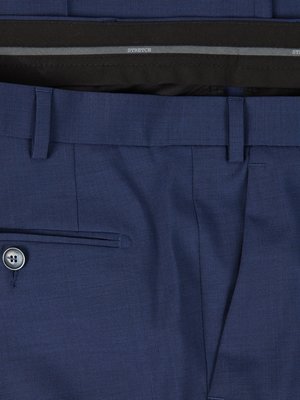 Spodnie biznesowe z żywej wełny z nadającą elastyczność domieszką