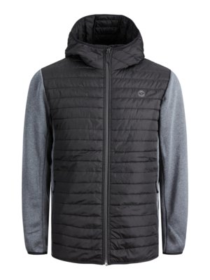 Lightweight quilted jacket with hood