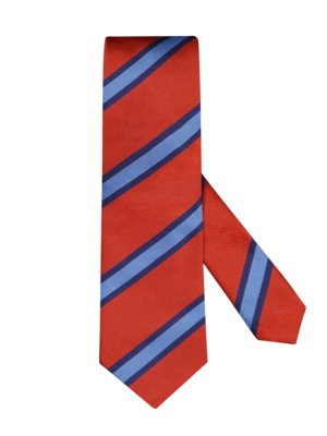 Krawatte-aus-Seide-im-Streifenmuster