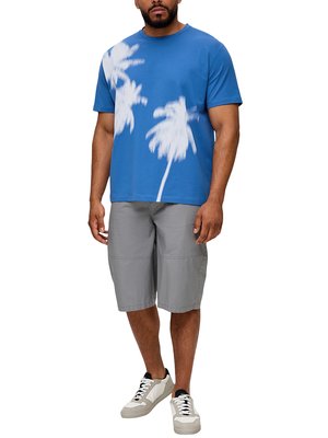 T-Shirt mit Palmen-Print, extralang 