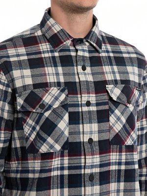 Overshirt with glen check pattern 