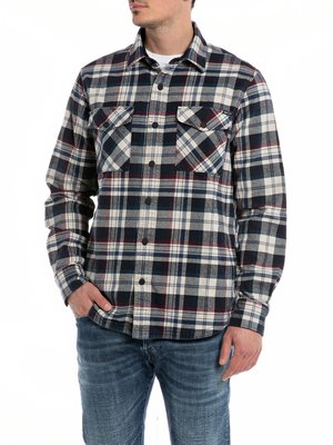 Overshirt-with-glen-check-pattern-