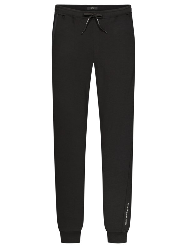 Levně Replay, Joggingové kalhoty s podílem strečových vláken Černá