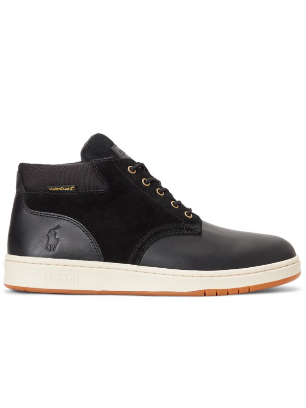 Polo Ralph Lauren, Kotníčkové boty ze směsi materiálů, waterproof hydro guard černá 14