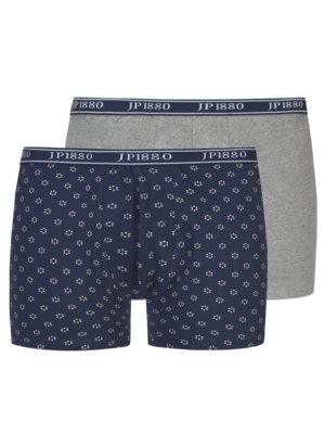 2-pack of boxer trunks in a cotton blend