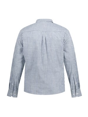 Hemd-im-Streifen-Design-und-mit-Brusttasche