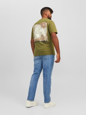 T-Shirt-mit-Front--und-Backprint-