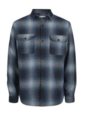 Overshirt with glen check pattern 
