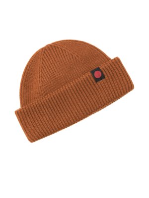 Knitted woollen hat with logo flag, R.D.D. 