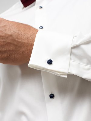 Hemd aus Two Ply-Baumwolle mit Umschlagmanschette, Comfort Fit 