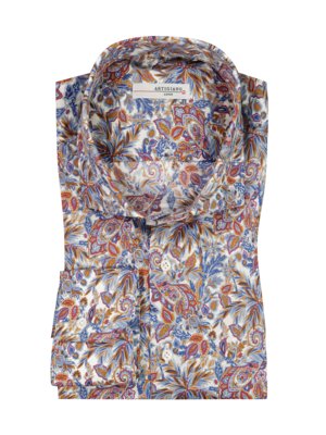 Hemd aus Baumwolle mit floralem Allover-Print 