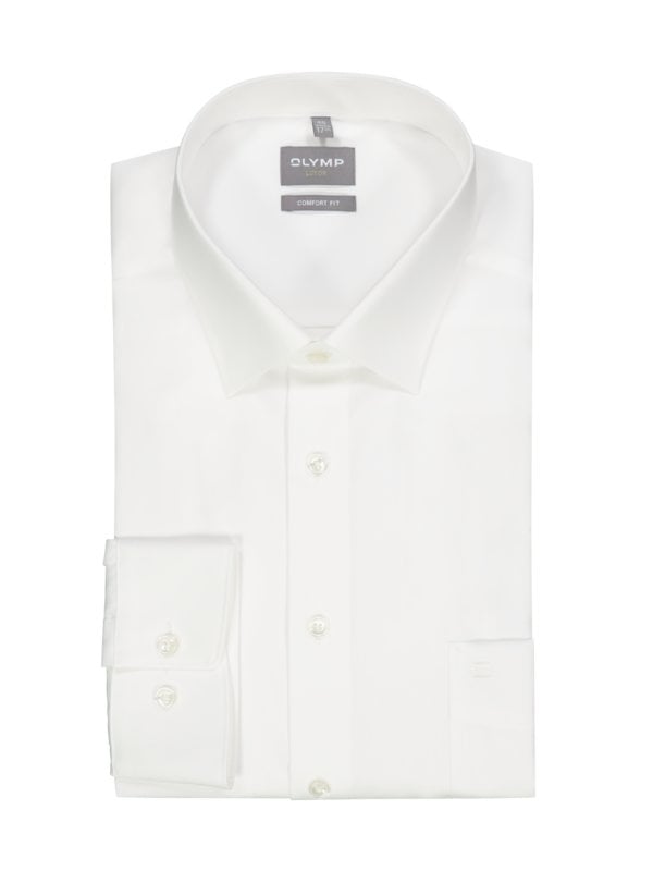 Olymp, Košile Luxor, comfort fit, s náprsní kapsou Bílá 48