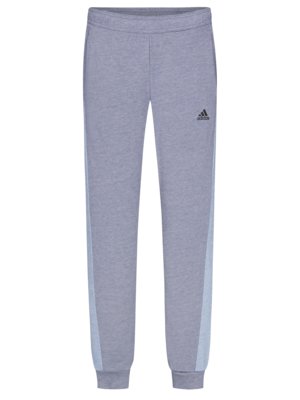 Jogging bottoms with contrasting side stripes 