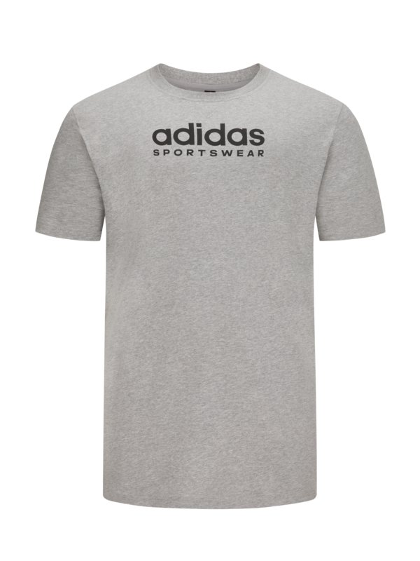 Extralang : Adidas, T-Shirt mit Logo-Print, extralang in Apfelgrün