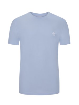 Cotton T-shirt with embroidered logo 
