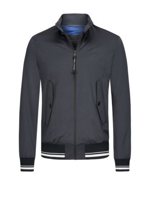 Waterproof-blouson-in-recycled-synthetic-fibre