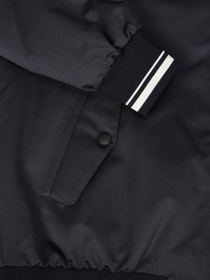 Waterproof-blouson-in-recycled-synthetic-fibre