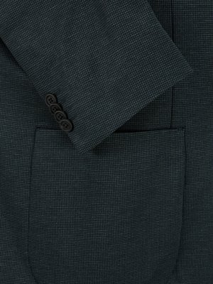 Jersey blazer with micro pattern