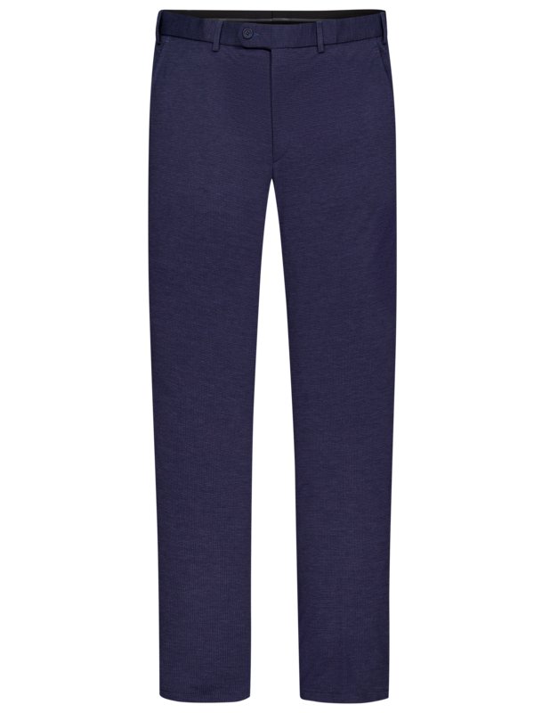 Levně Digel, Business kalhoty s drobným vzorem, streč Modrá
