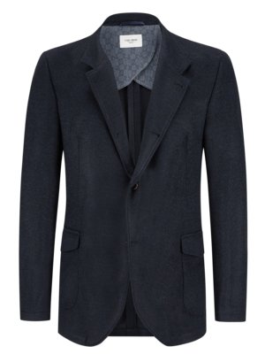 24/7 Flex blazer with wool texture and standing collar