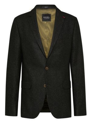 Blazer with micro pattern and stretch  