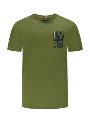 T-shirt with number print on the front