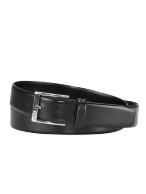 Smooth leather belt 
