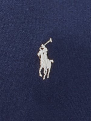 Rugbyshirt-mit-Kontrastkragen-und-Poloreiter-Stickerei