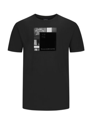 T-Shirt-mit-Print-auf-der-Vorderseite