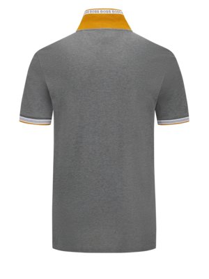 Poloshirt-in-Piqué-Qualität-mit-Label-Stickerei,-Regular-Fit