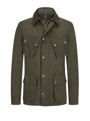 Field jacket with yoke, water-repellent 