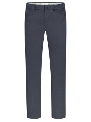 Super elastic five-pocket trousers in jersey fabric
