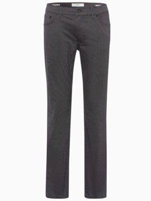 Five-pocket cotton trousers with delicate pattern, Hi-Flex