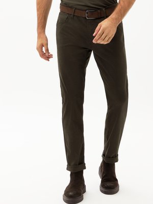 Five-pocket-cotton-trousers-with-delicate-pattern,-Hi-Flex