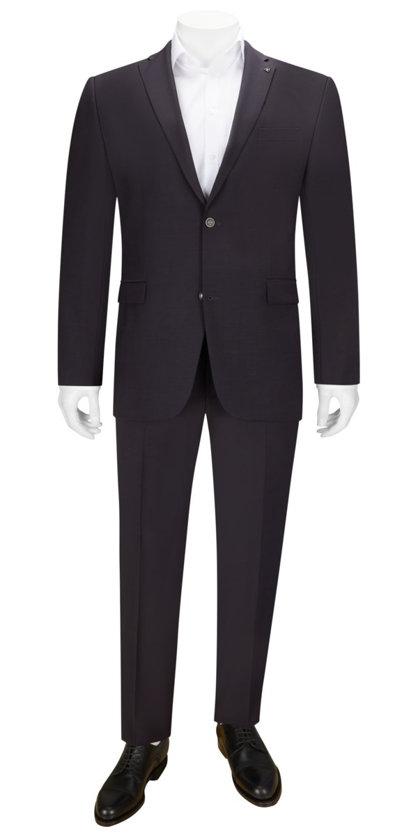 Levně Roy Robson, Oblek s podílem strečových vláken, Colour Suit Fialová