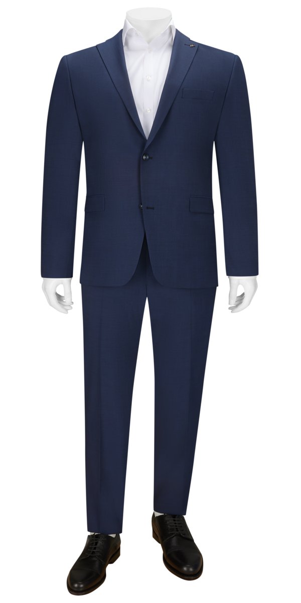 Levně Roy Robson, Oblek s podílem strečových vláken, Colour Suit Modrá